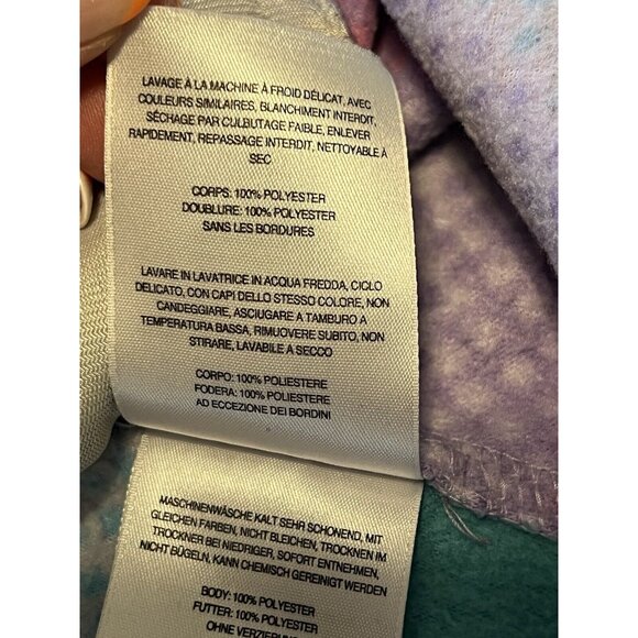 Girls Youth Columbia Size18/20 Lightweight Fleece Jacket Rainbow Outdoor Comfort - Picture 12 of 16